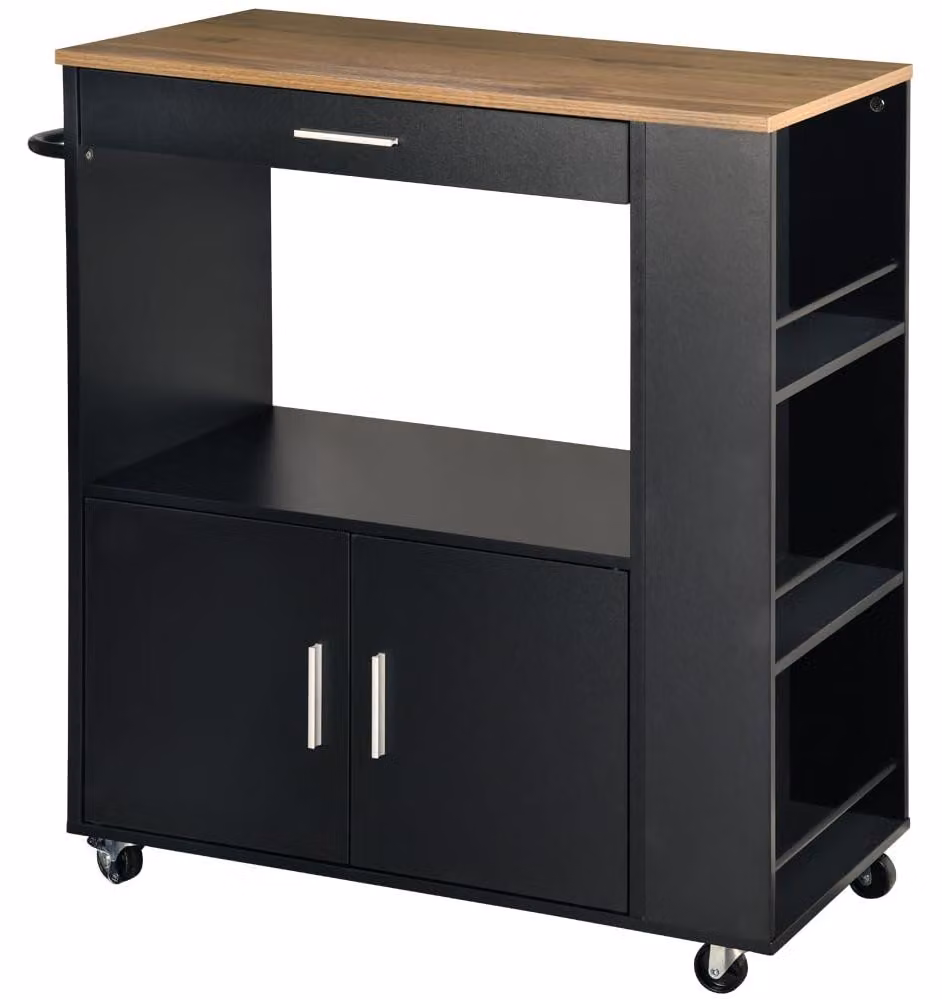 KESPER 2589213 Carrello da cucina, grigio/ Carrello di servizio / Carrello