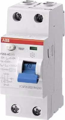 RCD a 2 poli 40 A 230 V/AC, 400 V/AC 2CSF202101R1400 (2CSF202101R1400)