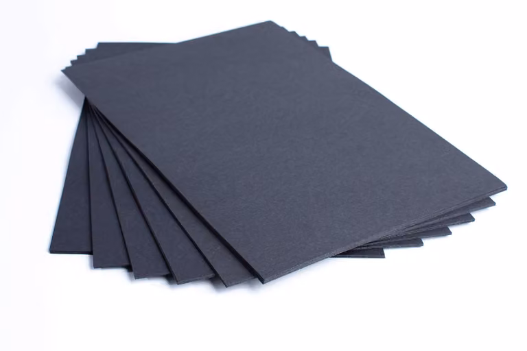 Cartoncino A2, 220 g/m², nero, 50 fogli, formato 594 x 420 mm