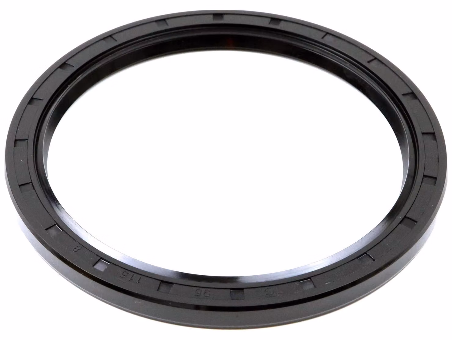 Guarnizione radiale a labbro singolo, 95x115x8 mm, in NBR, conforme alla norma DIN 3760