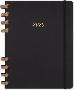 Calendario Moleskine 12 mesi con rilegatura a spirale 2025, XL, settimanale e mensile