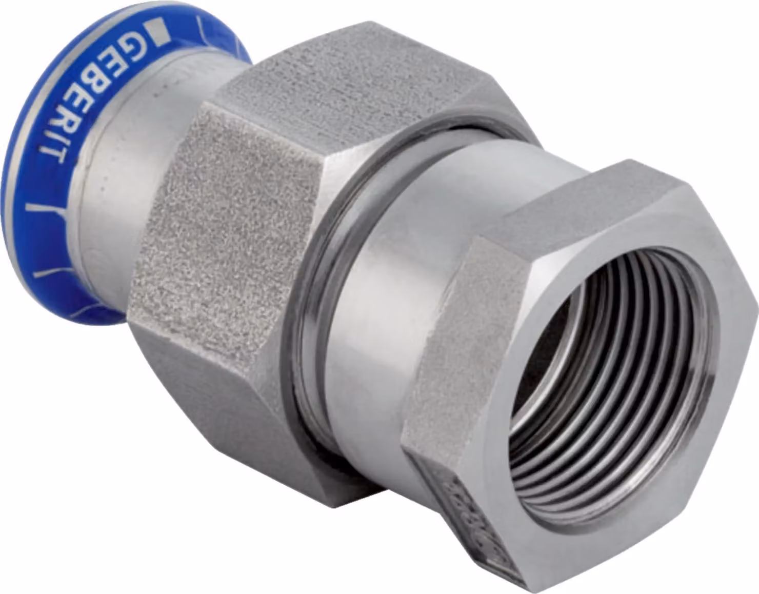 Geberit 35356 Mapress raccordo a vite di transizione in acciaio inox