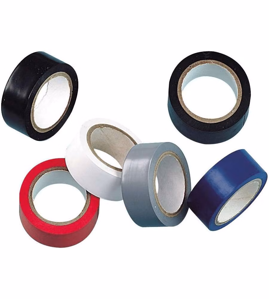 Lampa Adesivo Isolante Multicolore Set 6 Pezzi per Plastica 10x15 cm