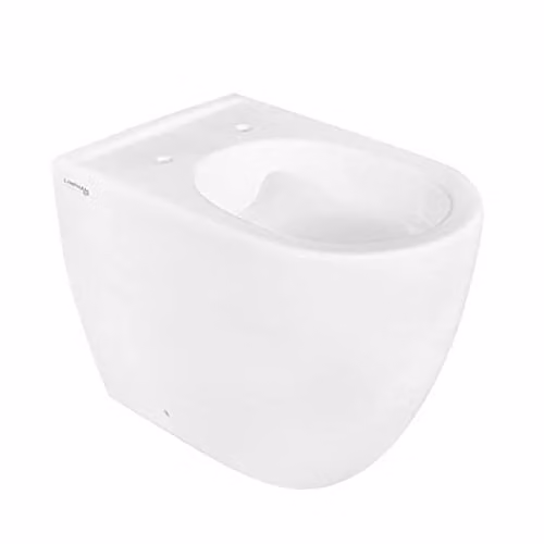 Vaso filo muro Rimless Greta LINPH scarico nero opaco
