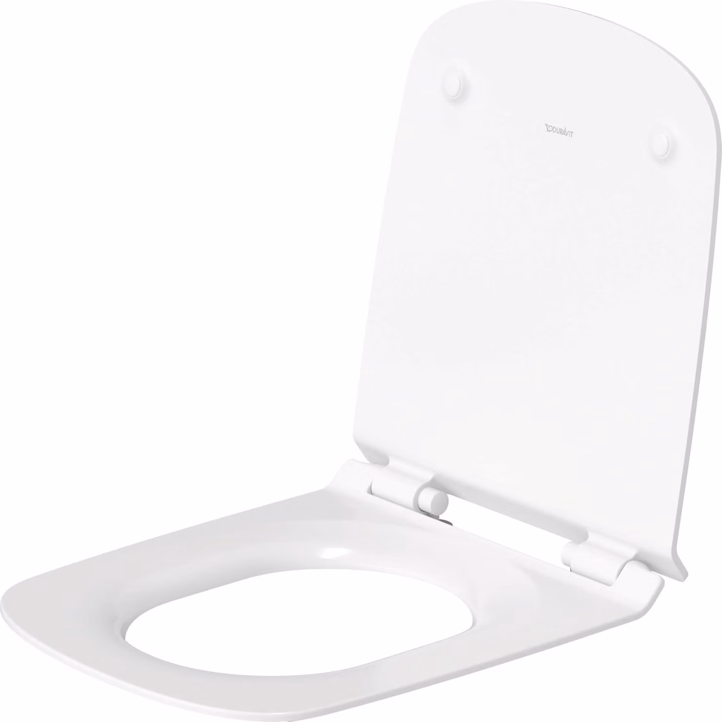 Copertura per WC con cerniere SoftClose, in acciaio inossidabile