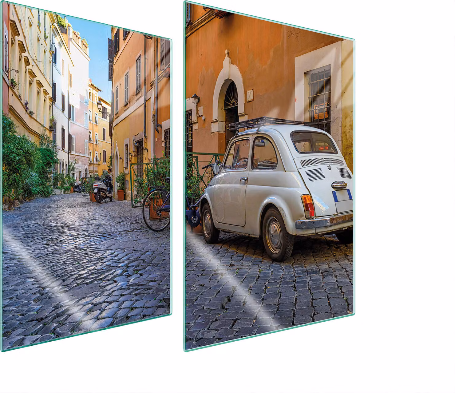 Piastre copri fornelli 2 pezzi 35x52 Vetroceramica copri piano cottura vetro tagliere car lane