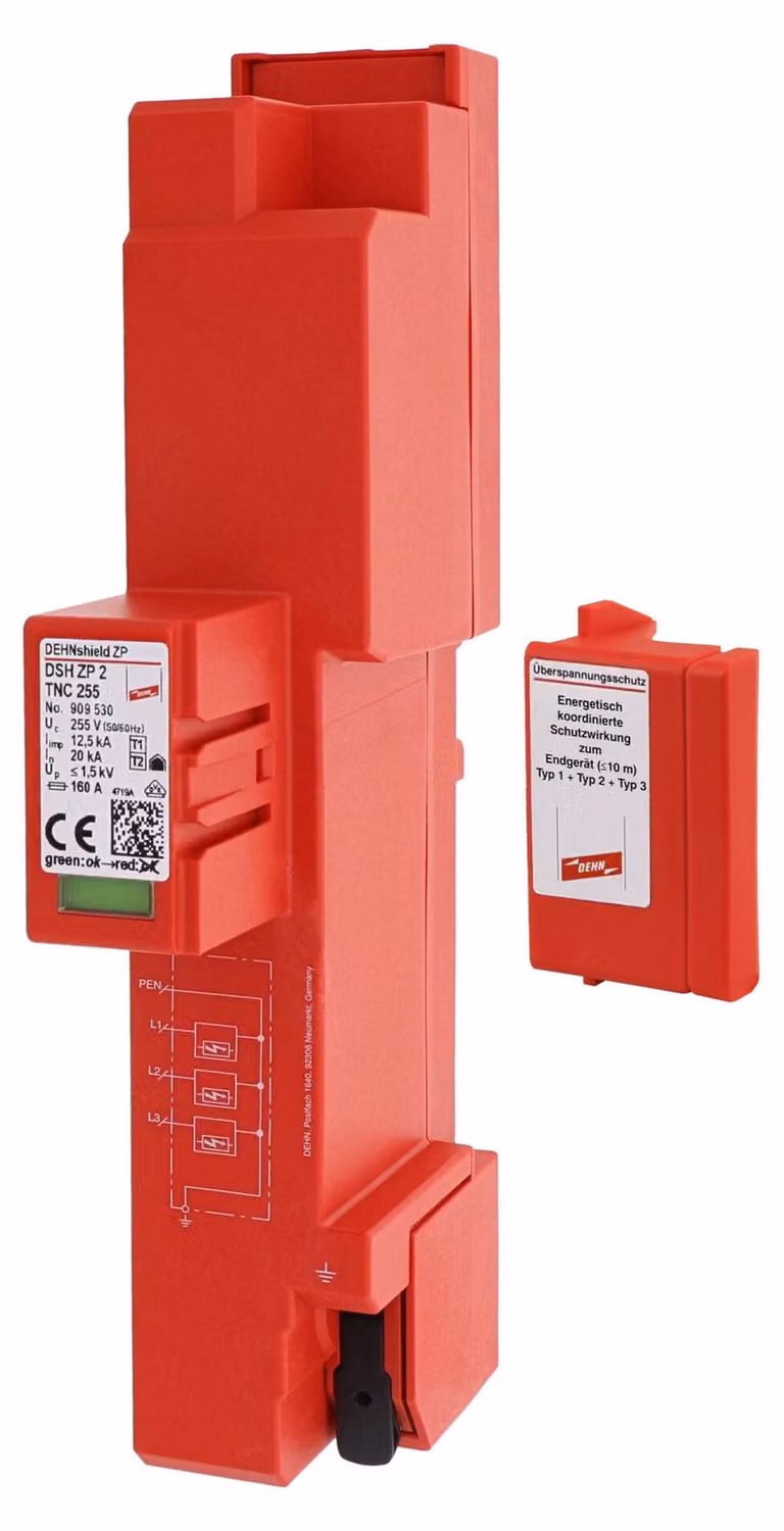 Dehn DSH ZP 2 TNC 255 Scaricatore combinato tipo 1+2 DEHNshield ZP 2 909530 (909530)