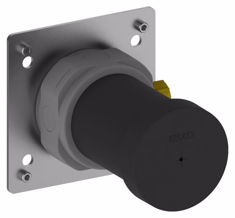 KEUCO IXMO corps de base pour robinet d'arrêt encastré pour 1 consommateur avec raccord de flexible, 59541000170, 59541000170