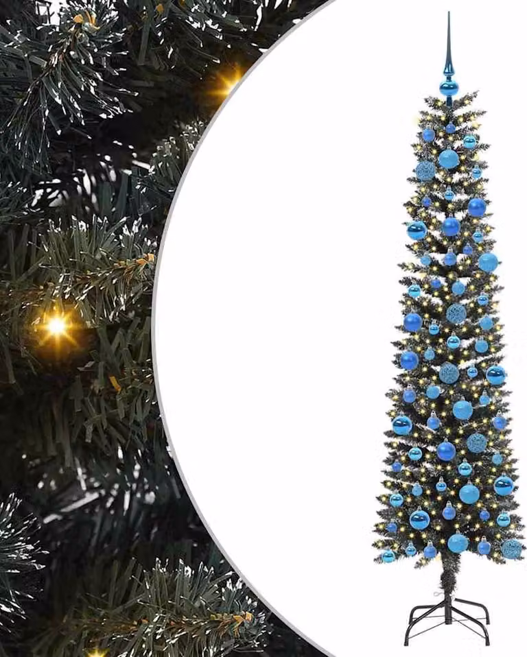 Albero di Natale artificiale con 300 LED Verde 180 cm