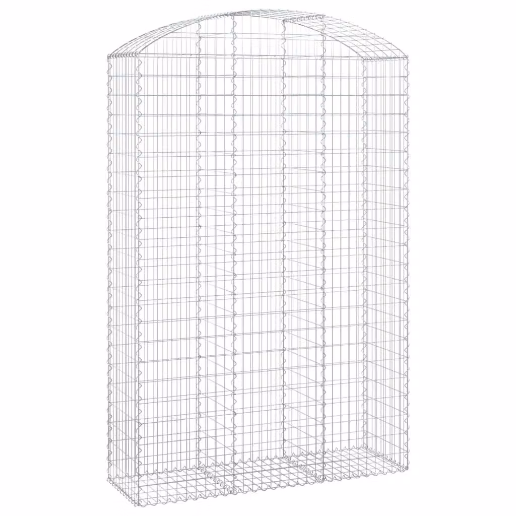 Cesto Gabbione ad Arco 150x50x220/240 cm Ferro Zincato