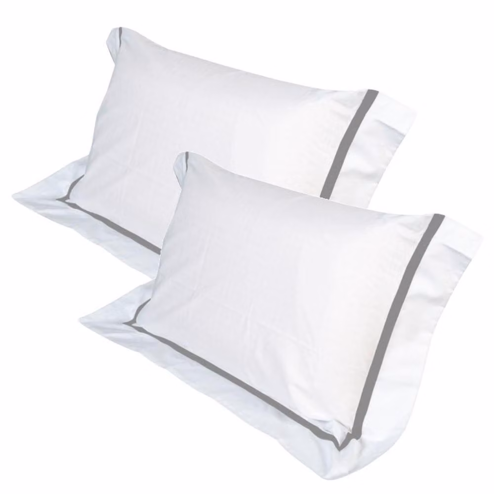 Coppia Cuscini con Elegante Federa Righe Dalì 9 cm