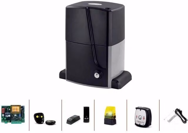 Kit per cancelli scorrevoli Norton MSC 2000 FCM nero