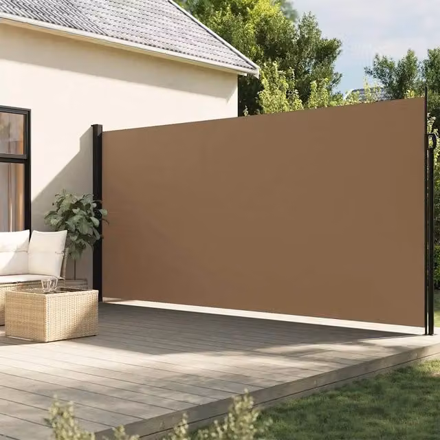 Tenda da sole laterale retrattile DESIGN IN in poliestere beige con struttura in alluminio, L: 500 cm, H: 220 cm