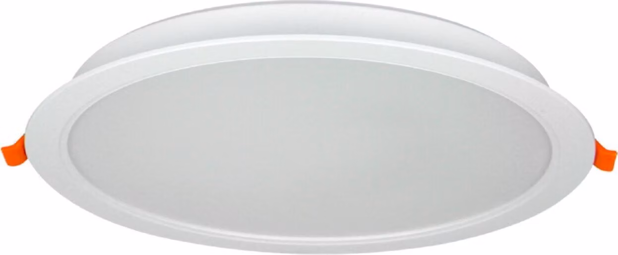 Faretto da incasso 24W | Rotondo, senza sfarfallio, 2550lm | Plafoniera CCT colori regolabili 3000-6000 K | Set di 10 pezzi di facile montaggio