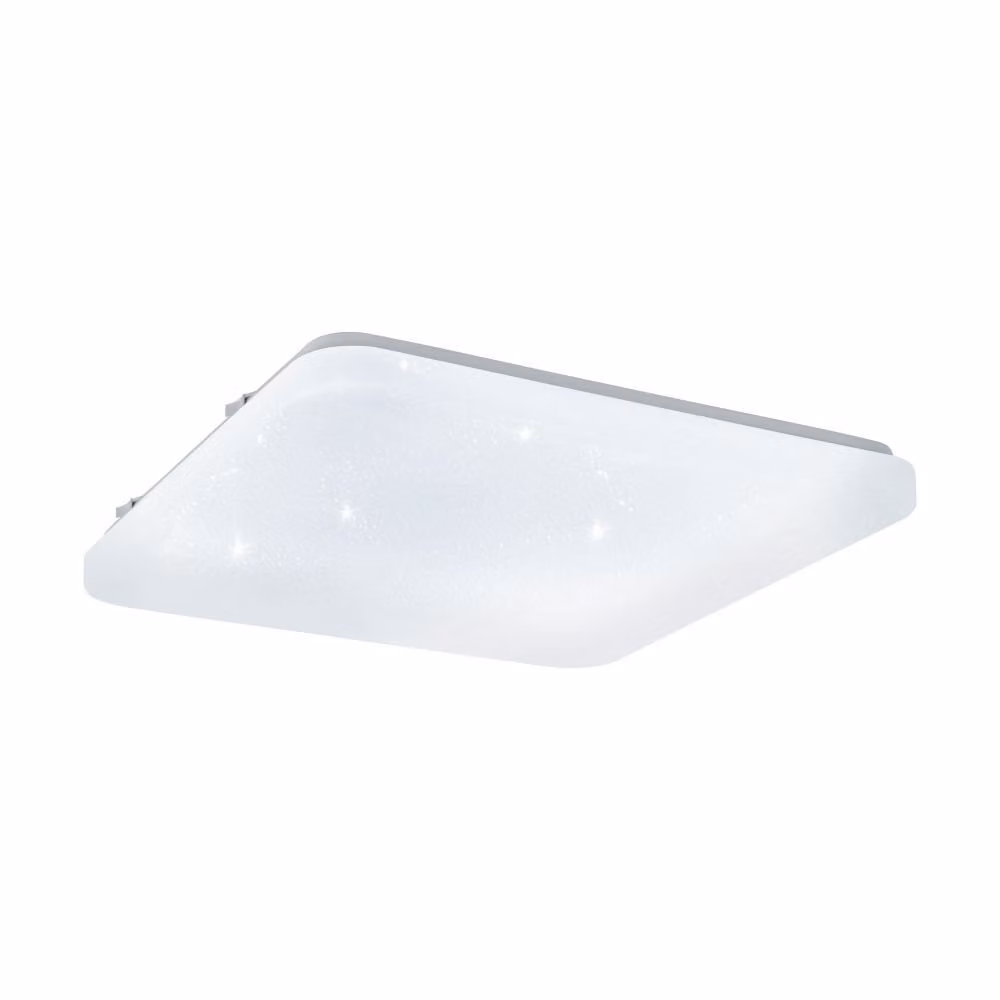 Plafoniera Moderna Frania-S Acciaio Bianco Led Integrato 14,6W