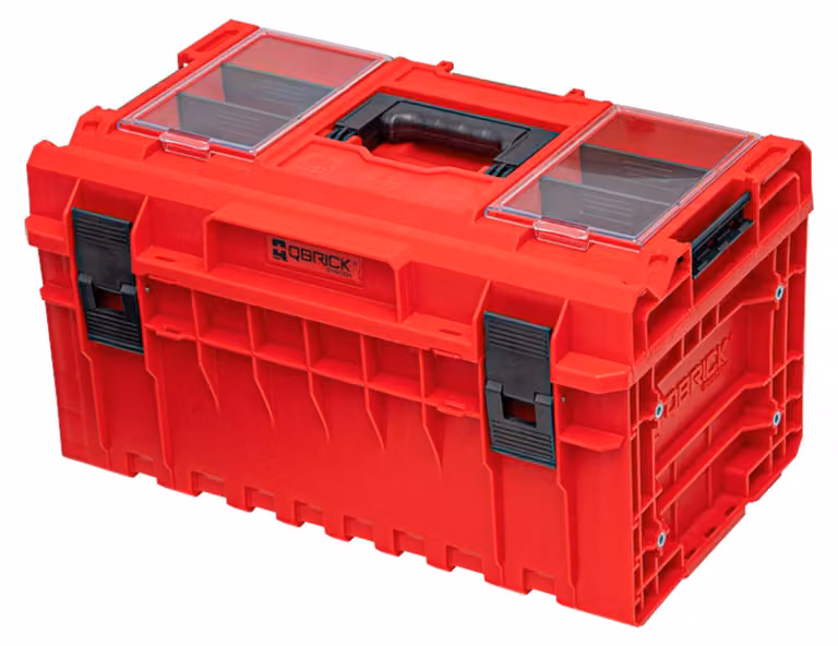Qbrick System ONE 350 2.0 Profi RED ULTRA HD Valigia portautensili personalizzata organizzatore modulare 585 x 385 x 320 mm 38 l impilabile IP66