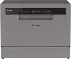 Lavastoviglie compatta Candy CP 6E51LS Silver, 6 coperti, Classe E, L 55 cm, P 50,1 cm, H 44,3 cm
