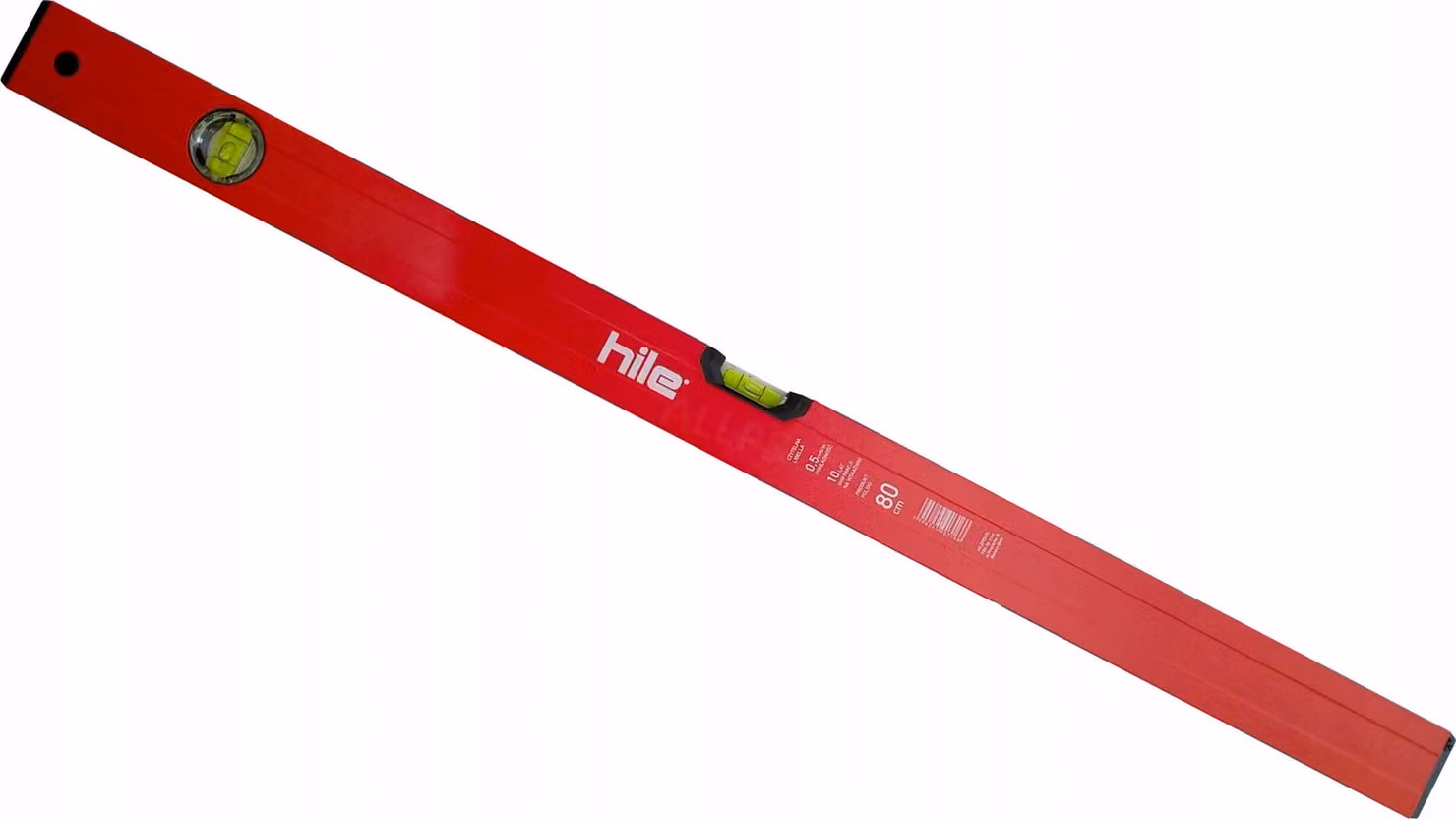 Livella in alluminio Hile PRO, livella da 80 cm