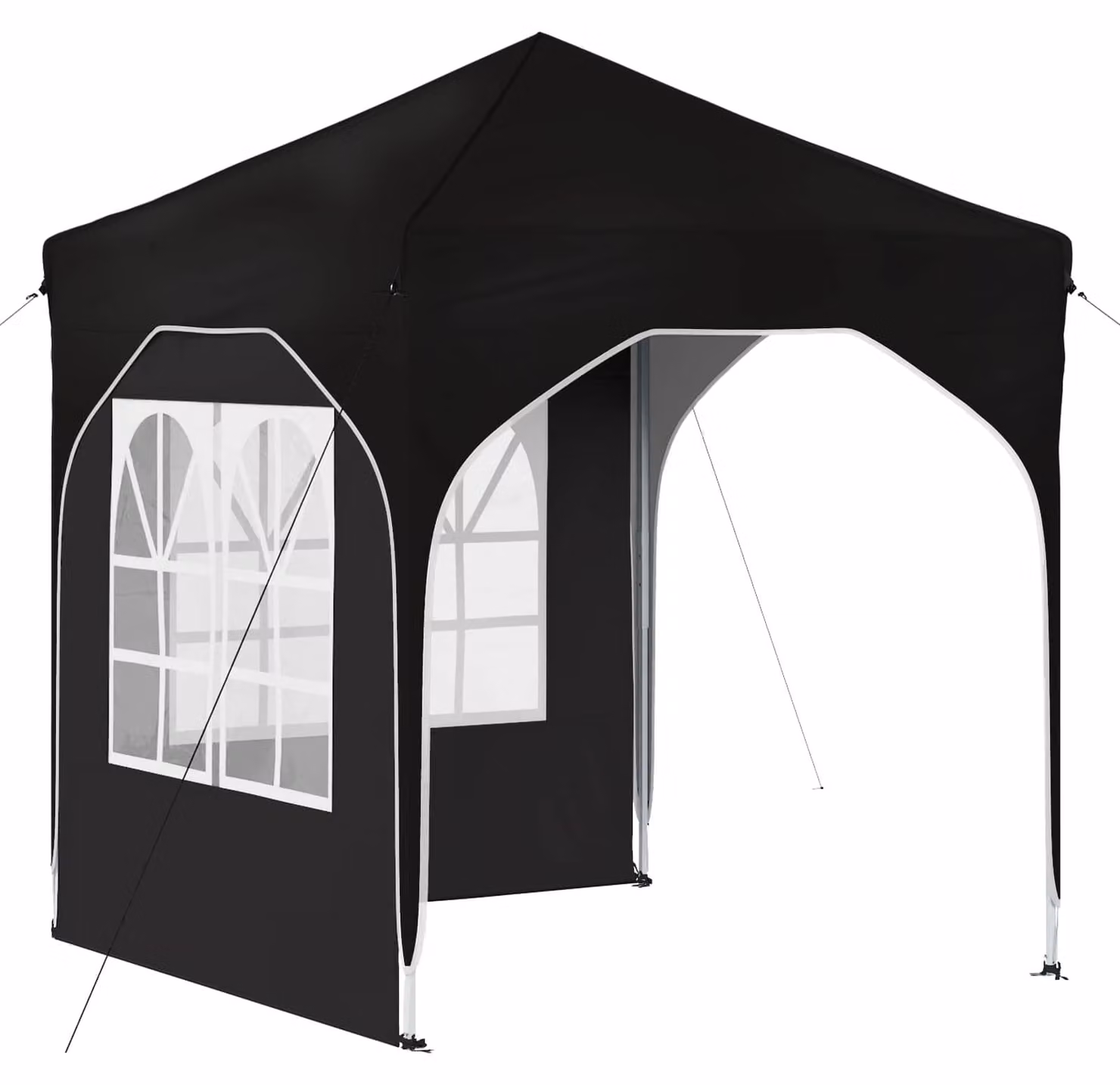 Tenda per feste a pop-up 192 x 192 x 245 cm Nero