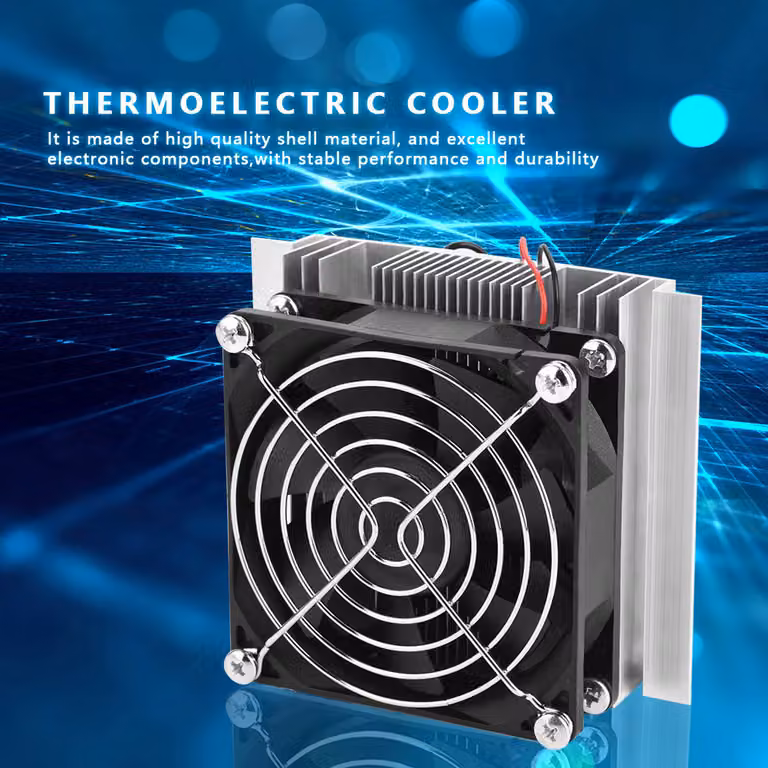raffreddamento dei semiconduttori a 12 V, raffreddatore termoelettrico a piastre di Peltier con ventola
