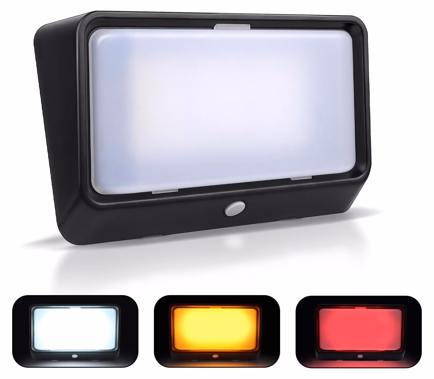 Lampada per vano anteriore di camper, 3 modalità, 12V, grado di protezione IP65, 410 lumen, colore nero