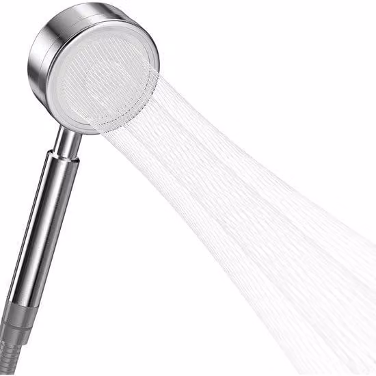 Soffione doccia ad alta pressione - A risparmio idrico - Soffione per bagno - Acciaio inossidabile - Facile da installare - Dimensioni adatte - Tipi di getto