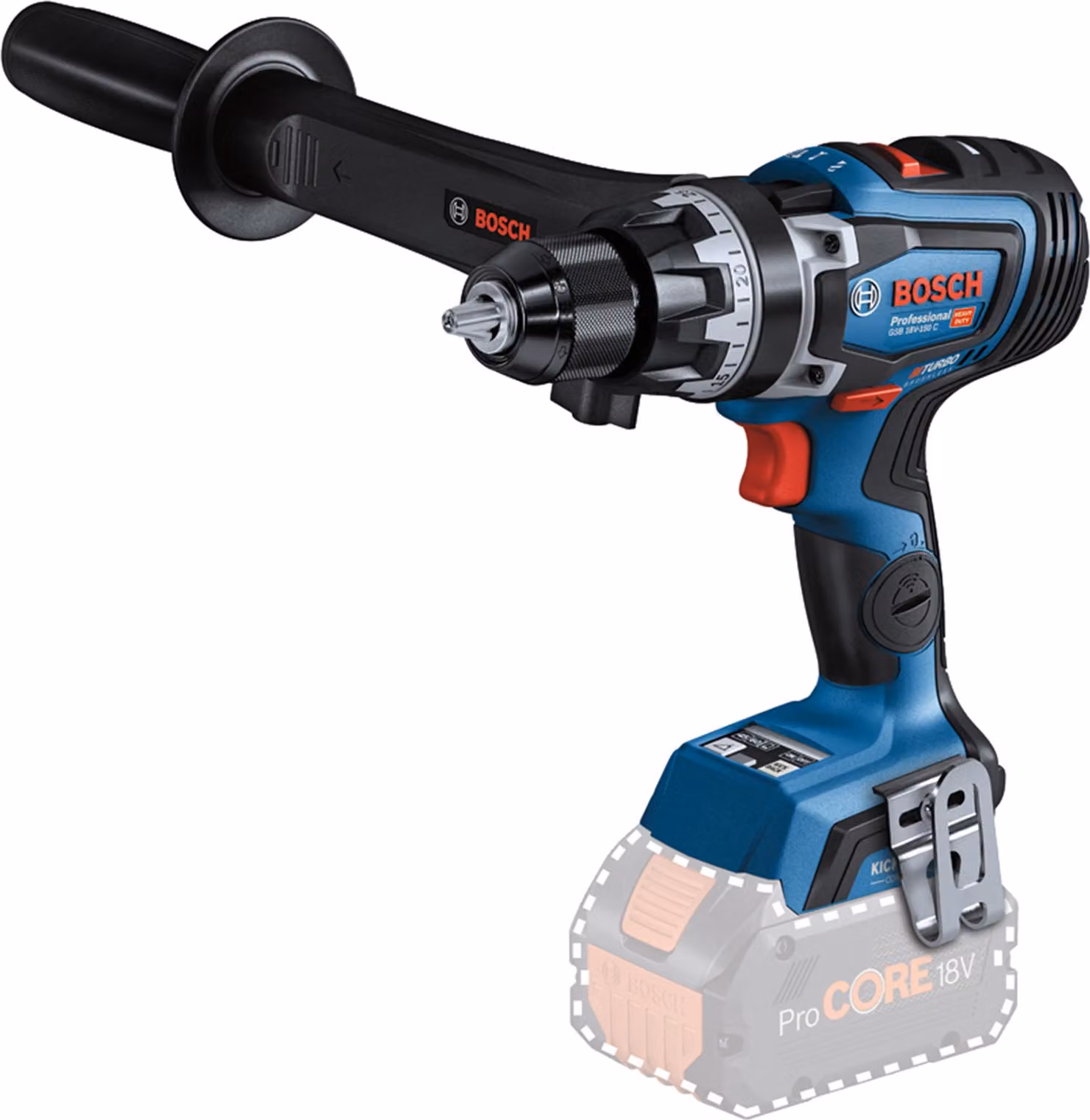 BOSCH Professional 06019J5101 BOSCH Professional GSB 18V-150 C Trapano a percussione a batteria 18,0 V, senza batteria
