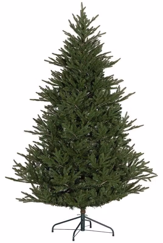 Albero di Natale artificiale, altezza 180 cm, con rami realistici | Colore: verde | Dimensioni: 110x110x180 cm