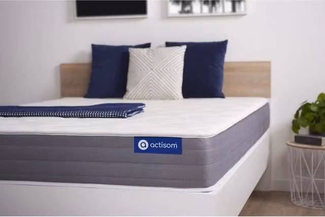 Materasso Actisom Actilatex Dream in lattice e memory foam bianco L: 120 cm, P: 195 cm, H: 22 cm – 1