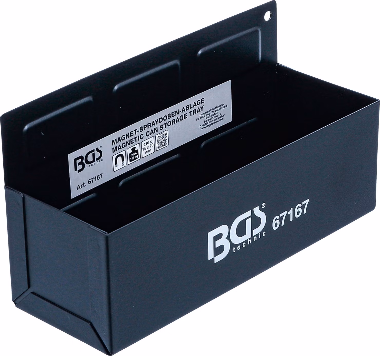 BGS Supporto magnetico per bombolette spray 210 mm - 67167