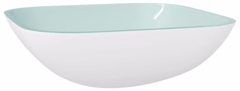 Lavabo da appoggio in vetro, 42x42 cm