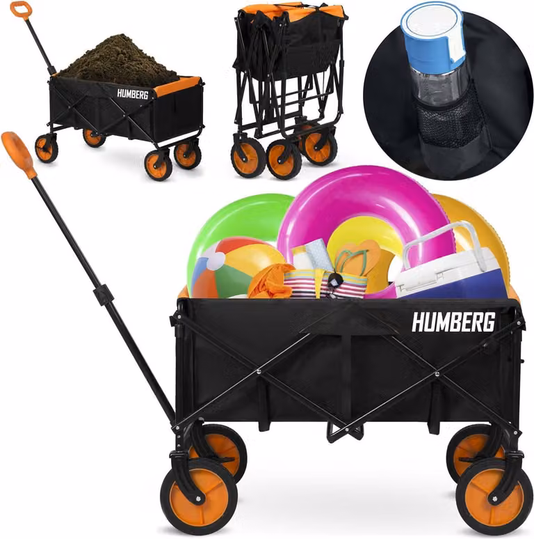 Humberg HM-513 carrello di trasporto, pieghevole 100l