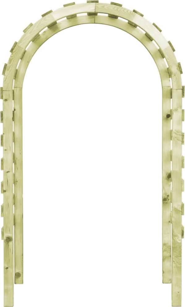 Pergola da giardino 130×60×230 cm in legno di pino impregnato