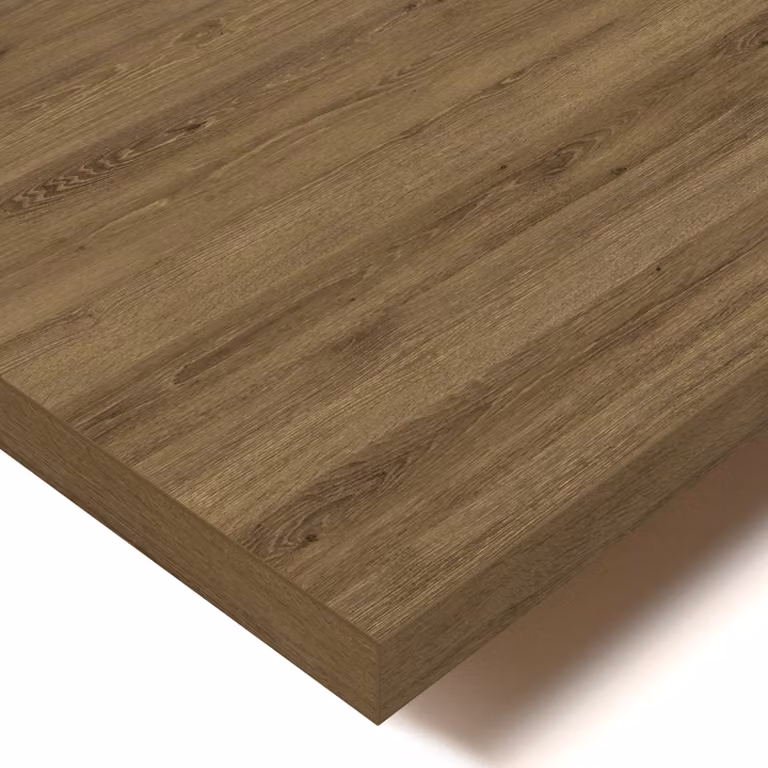 POKAR Piano da tavolo 2,5 cm Piano da tavolo per scrivania, dimensioni:140x80, colore:Rovere Davos