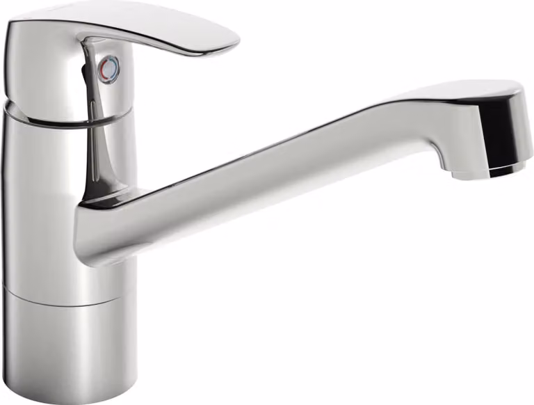 Miscelatore da cucina Hansa Hansapinto senza pressione, lunghezza 213 mm, DN15 cromato, 1 pezzo.