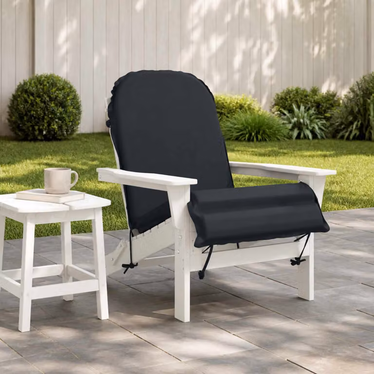 vidaXL Cuscino per Lounger Sole GEMERT Blu Scuro in Poliestere con Rivestimento Lavabile e Resistente ai Raggi UV