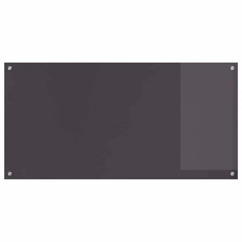 Set di 2 paraschizzi per cucina in vetro temperato HELLOSHOP26 grigio scuro L: 120 cm, H: 60 cm – 2