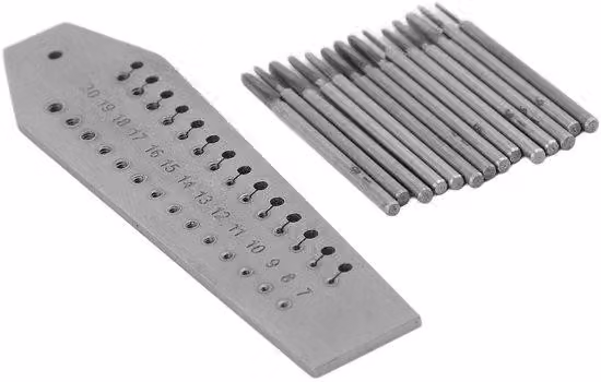 Set di minuteria per viti, 14 pezzi - da 0,7 a 2 mm - per la riparazione di orologi e gioielli - un set di strumenti essenziali