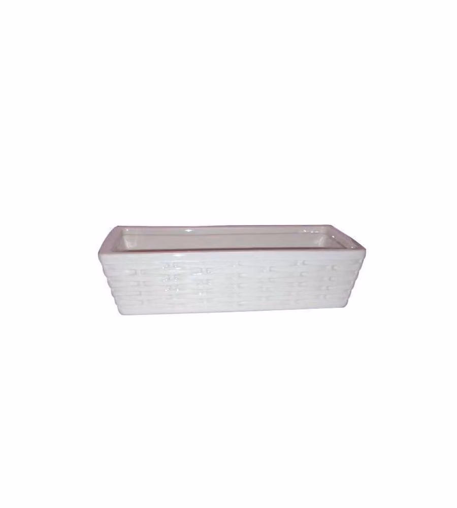Xtra Umidificatore Ceramica Bianco 21x9x5 cm per Davanzale o Radiatore