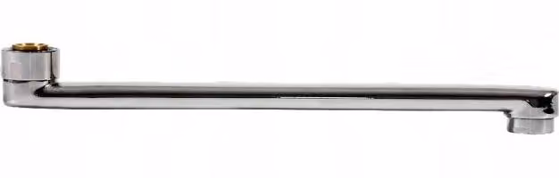 Bocca per miscelatore monocomando piatto 3/4 tipo L 25 cm