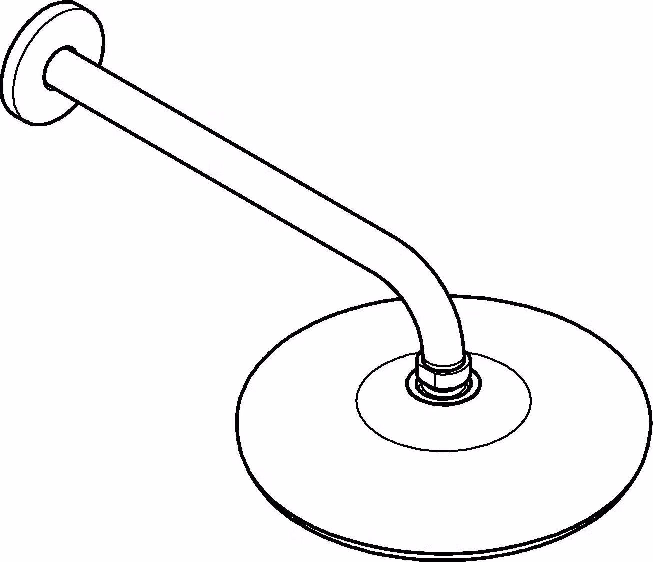 Grohe Pomme de douche Tempesta 210 set 286 mm, 26411000, 26411000