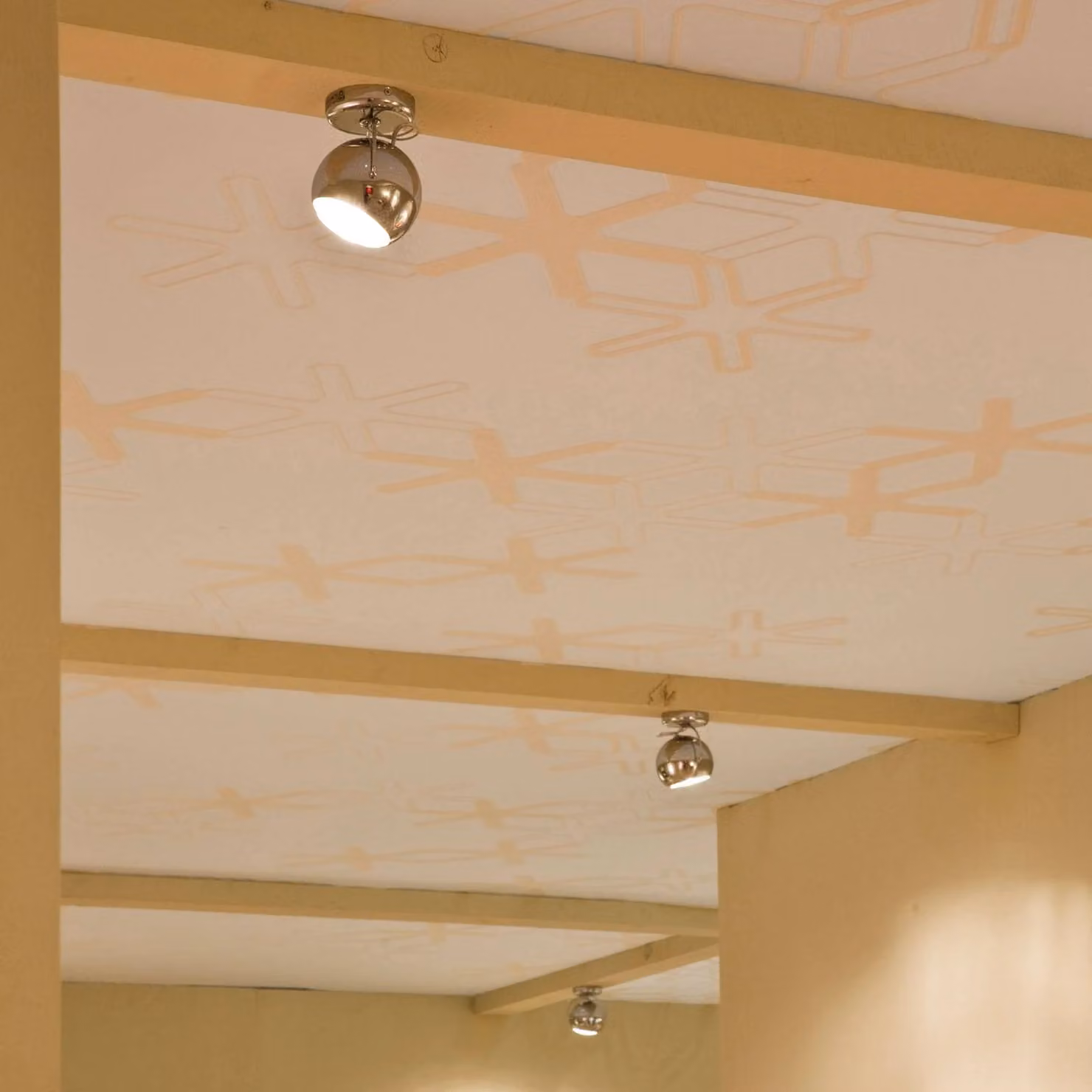 Fabbian Plafoniera di design Beluga, dimmerabile, Cromo / Argento, Soggiorno / Sala da pranzo, Metallo, Design, Plafoniera