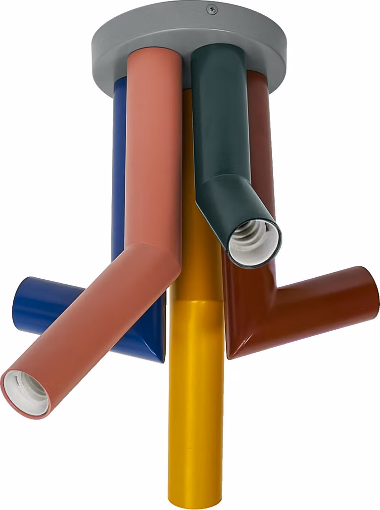 LEDVANCE Decor Paglia soffitto 5XE27 Multicolore