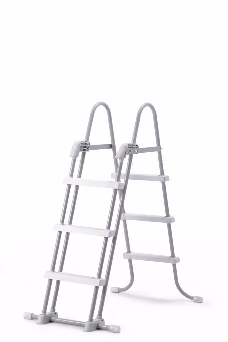 Intex, 128072 Scaletta di sicurezza senza piattaforma Per piscine di altezza compresa tra 91 e 107 cm Utilizzo a partire dal 1° settembre 2010