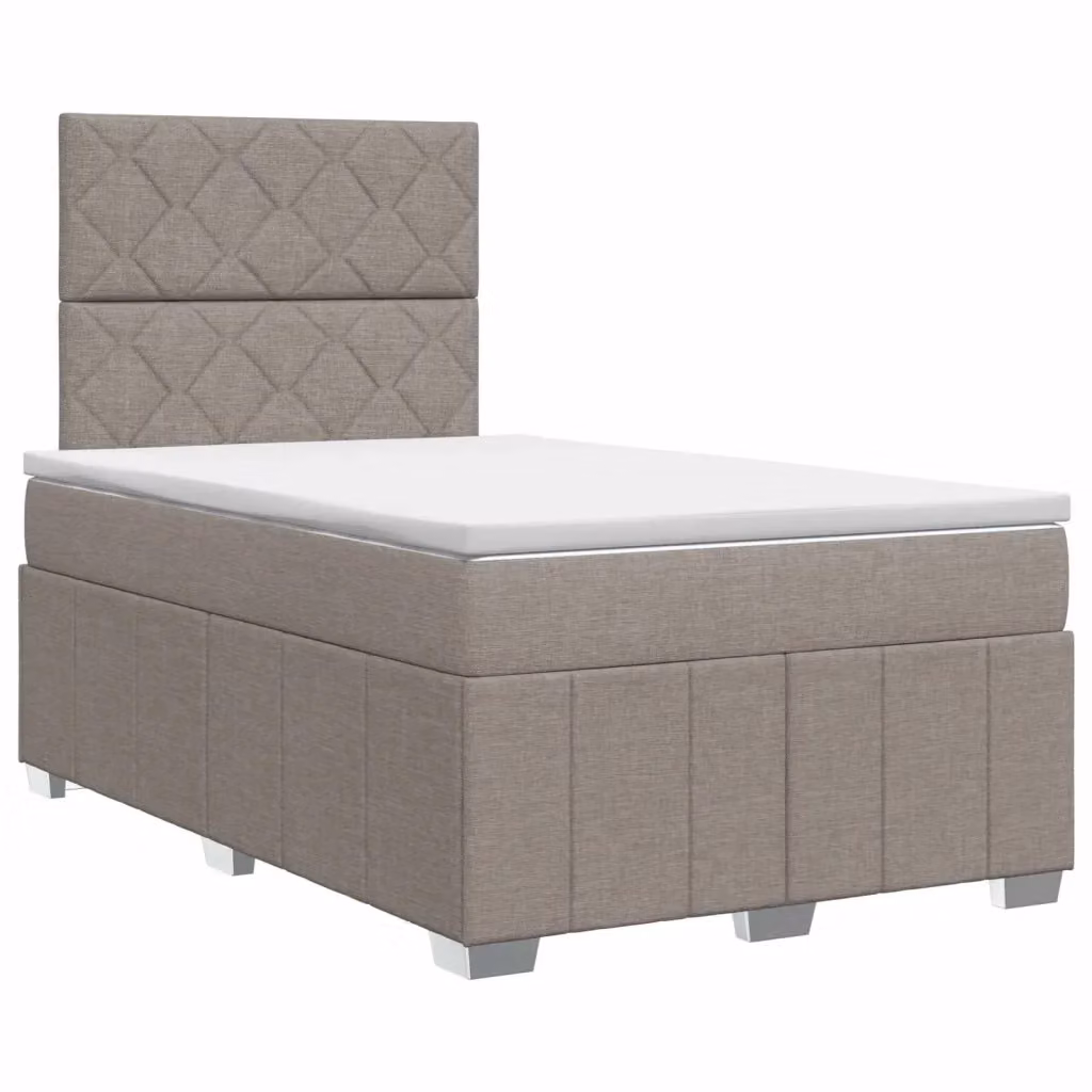 Letto box spring con materasso a molle insacchettate vidaXL colore beige L/P: 120 x 200 cm – 2