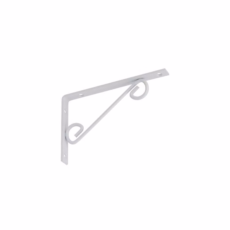 Mensola 200x125mm Supporto per mensola Supporto per mensola Supporto per parete Bianco antico retrò
