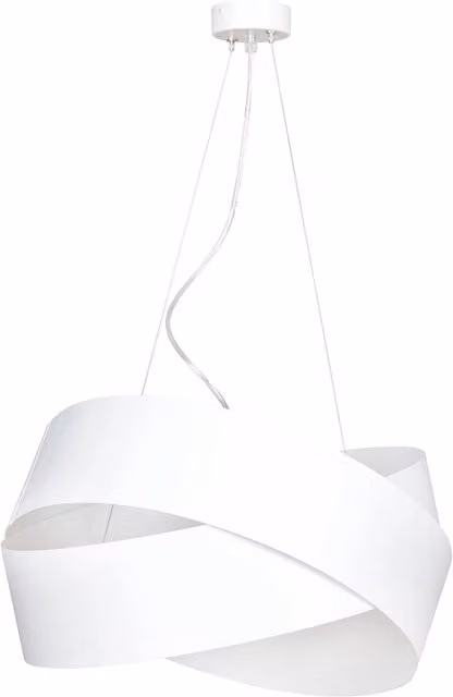 Lampada a sospensione Emibig Vieno bianca in metallo, diametro: 50 cm, dimmabile e con altezza regolabile – 1