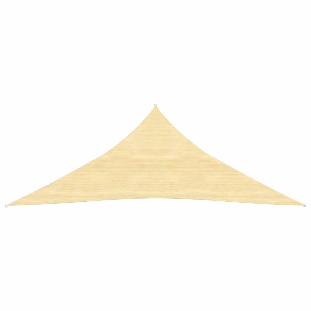 The Living Store Tenda da sole 160 g/m² Beige 4x4x4 m HDPE