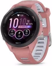 Smartwatch Garmin Forerunner 265S con display AMOLED, Rosa e Nero, 42 mm