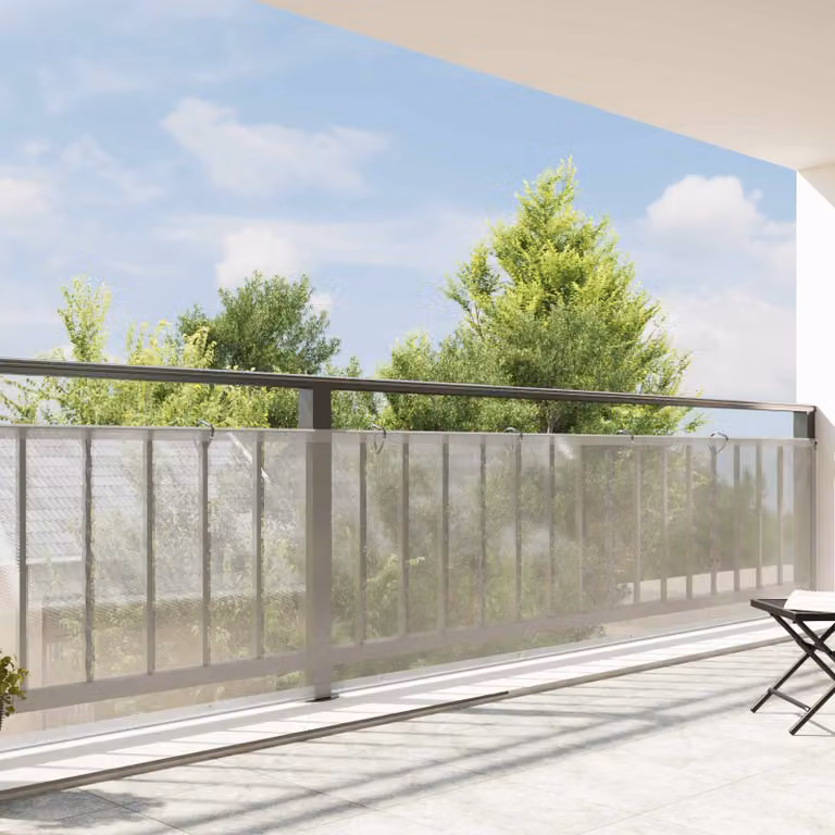 Telo copritutto trasparente vidaXL in PE da 140 gsm, dimensioni 1,5 x 20 m